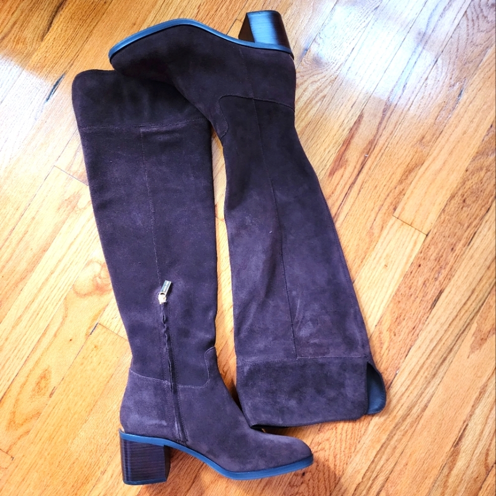 Micheal Kors Paulette Over The Knee Suede Boots
